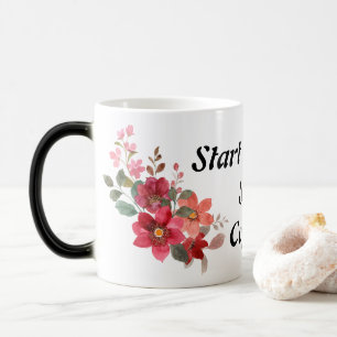 Start Sterke Sip Koffie cool trendy Quotes Magische Mok