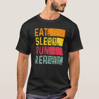start-up-run-start-start- herhalen t-shirt