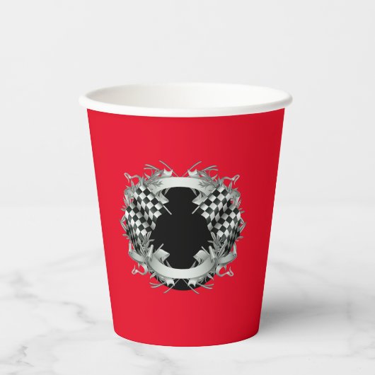 Start uw motoren papieren bekers (Voorkant)