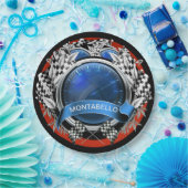 Start uw motoren papieren bordje (Feest)