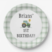 Start uw tractor rond papier Bord (Voorkant)