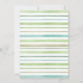 Start uw tractor verjaardagsuitnodiging, groen Boe Kaart (Achterkant)