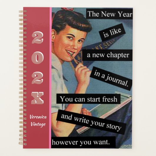 Start uw volgende beste hoofdstuk gepersonaliseer planner (Voorkant)