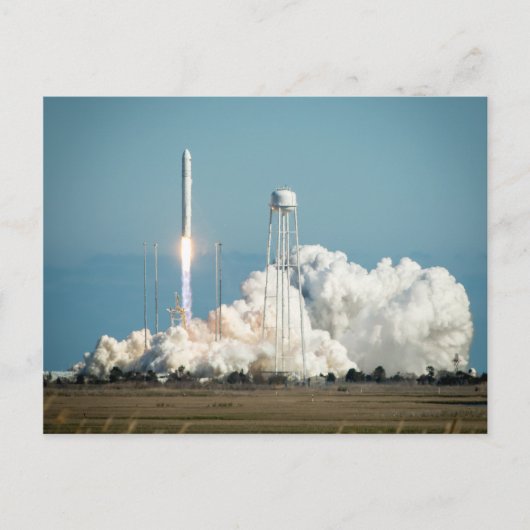 Start van Antares Rocket Briefkaart (Voorkant)