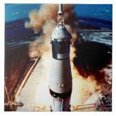 Start van een Rocket 2 Tegeltje (Voorkant)