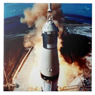 Start van een Rocket 2 Tegeltje