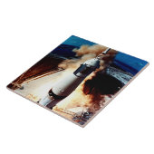 Start van een Rocket 2 Tegeltje (Zijkant)