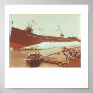 Start van M/V Edmund Fitzgerald Juni 1957 Poster