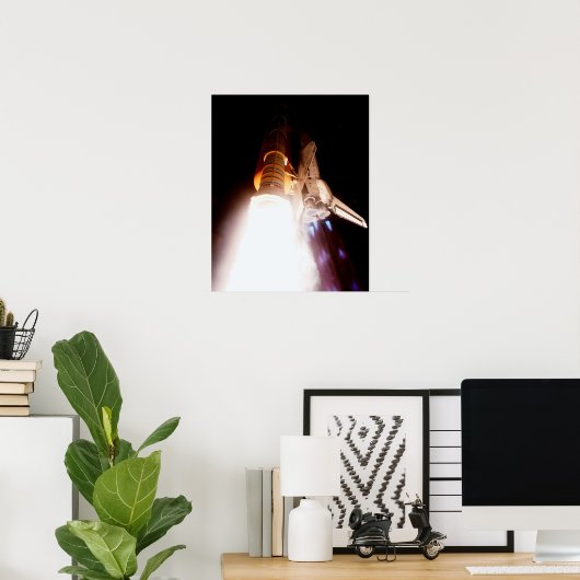 Start van Space Shuttle Atlantis (STS-101) Poster (Thuiskantoor)