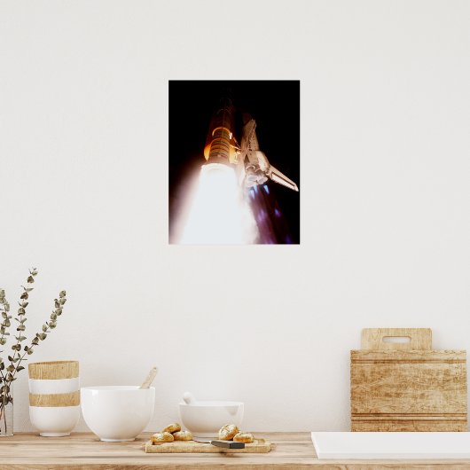 Start van Space Shuttle Atlantis (STS-101) Poster (Keuken)