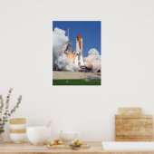 Start van Space Shuttle Atlantis (STS-115) Poster (Keuken)