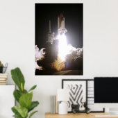 Start van Space Shuttle Atlantis (STS-76) Poster (Thuiskantoor)