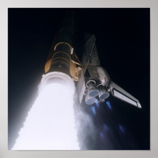 Start van Space Shuttle Atlantis (STS-79) Poster (Voorkant)
