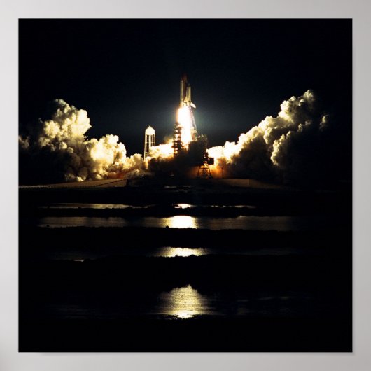 Start van Space Shuttle Atlantis (STS-86) Poster (Voorkant)