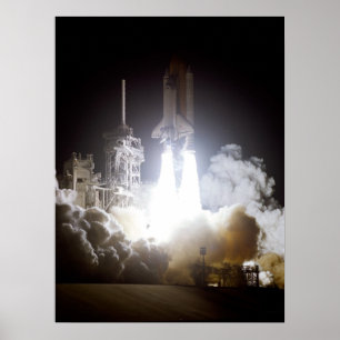Start van Space Shuttle Columbia (STS-109) Poster