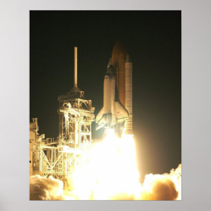 Start van Space Shuttle Columbia (STS-109) Poster