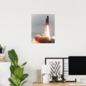 Start van Space Shuttle Columbia (STS-75) Poster (Thuiskantoor)