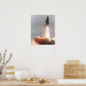 Start van Space Shuttle Columbia (STS-75) Poster (Keuken)