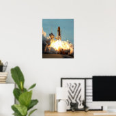 Start van Space Shuttle Columbia (STS-87) Poster (Thuiskantoor)