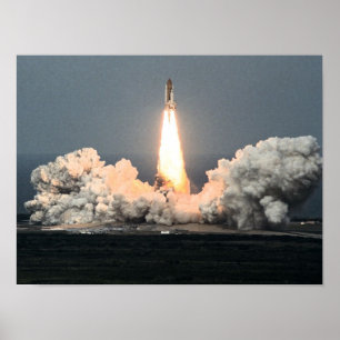 Start van Space Shuttle Columbia (STS-87) Poster