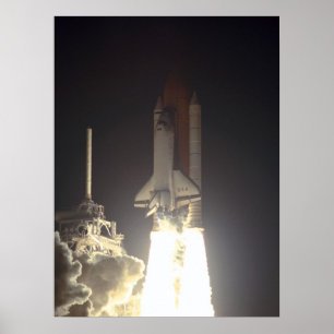 Start van Space Shuttle Columbia (STS-93) Poster