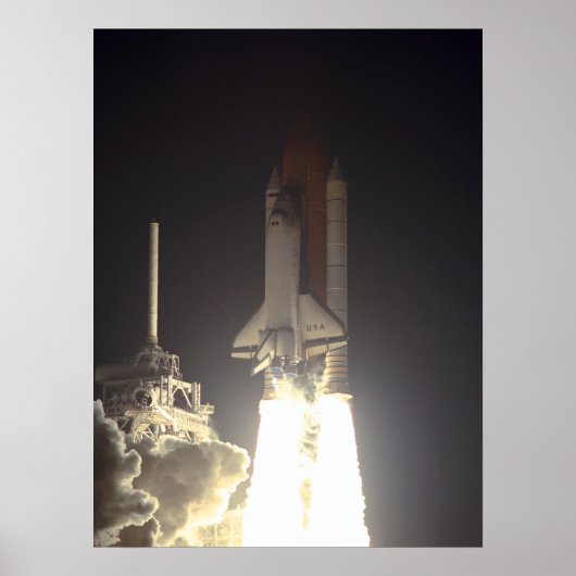 Start van Space Shuttle Columbia (STS-93) Poster (Voorkant)