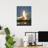 Start van Space Shuttle Discovery (STS-48) Poster (Thuiskantoor)
