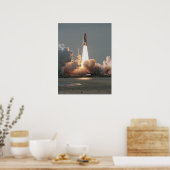 Start van Space Shuttle Discovery (STS-51C) Poster (Keuken)