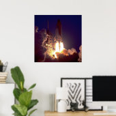 Start van Space Shuttle Discovery (STS-96) Poster (Thuiskantoor)