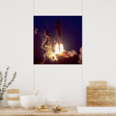 Start van Space Shuttle Discovery (STS-96) Poster (Keuken)
