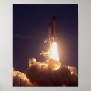 Start van Space Shuttle Discovery (STS-96) Poster