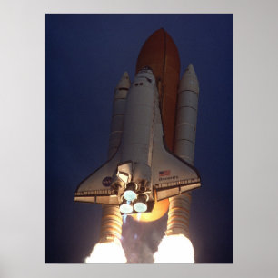 Start van Space Shuttle Discovery (STS-96) Poster