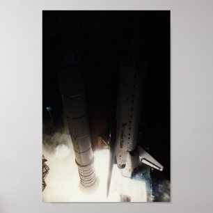Start van Space Shuttle Endeavor (STS-67) Poster