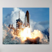 Start van Space Shuttle STS-106 Poster (Voorkant)