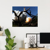 Start van Space Shuttle STS-83 Poster (Thuiskantoor)