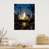 Start van Space Shuttle STS-99 Poster (Keuken)