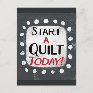 Start vandaag nog een quilt Briefkaart