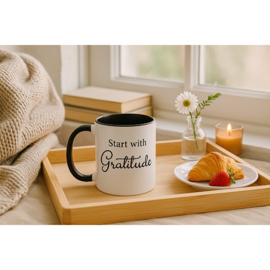 Start with Gratitude Two-Toned Mok
