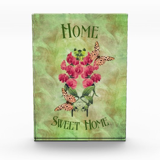 Startbloemen voor thuisgebruik en botervliegen fotoblokken (Voorkant)