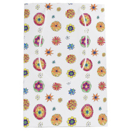 Startbloempatroon Medium Cadeauzakje