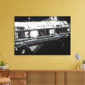 Startbord van het internationale ruimtestation canvas afdruk (Insitu (Woonkamer))