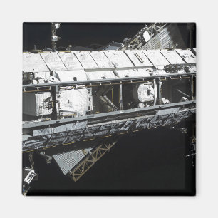 Startbord van het internationale ruimtestation magneet