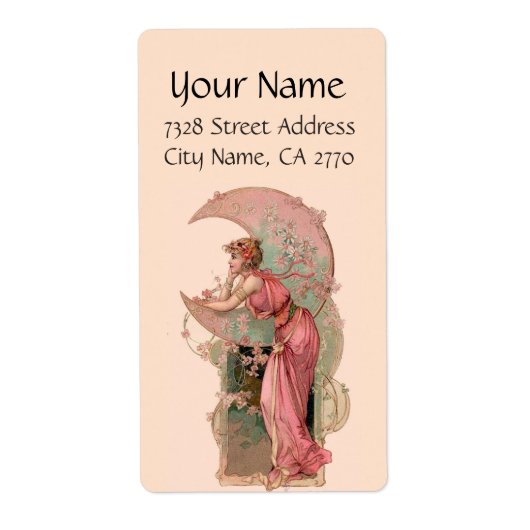 STARTEN/LADY VAN HET MOON,STROMEN IN PINK ETIKET (Voorkant)