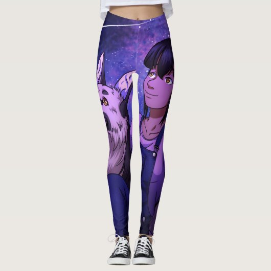 Starten met een hond leggings (Voorkant)