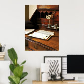 STARTEN ONDER $20 - Kiep, papier en pijp Poster (Thuiskantoor)