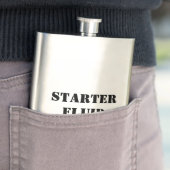 Starter Fluid Funny Typography Shot Glass Flacon (Voorbeeld)