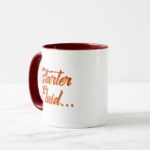 Starter Fluid mok | Funny Coffee Gift Mok (Voorkant links)