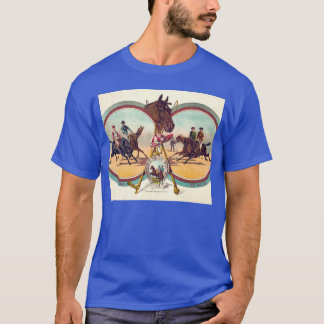 Starthek familie paardenrennen t-shirt