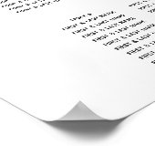 Startkaart voor het instappen van passerende passa poster (Hoek)