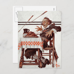 Startled Pilgrim. Briefkaarten voor humane Thanksg